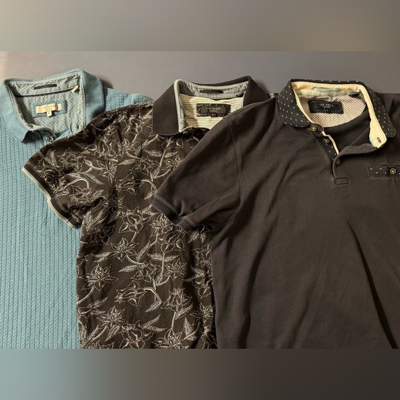 Ted Baker London Other - Set of 3 Men's Ted Baker London Polo Business Casual Short Sleeve Shirts Size 4